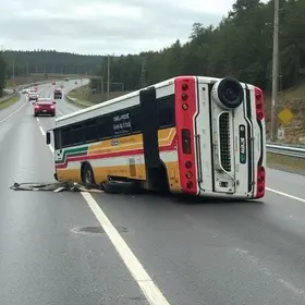 ônibus com 40 passageiros