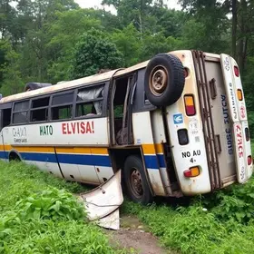 acidente de ônibus na PA-252