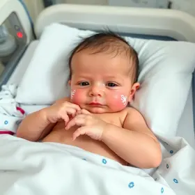 bebê de 6 meses com doença rara
