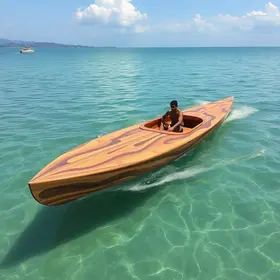 carpinteiro jet ski de madeira