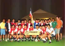 grupo de franceses Copa do Mundo 1998 Foz do Iguaçu