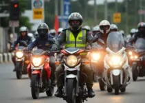 motociclista agredindo agentes de trânsito
