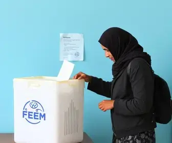 votação no EEEFM São Miguel